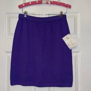 Purple Violet St. John Knit Skirt